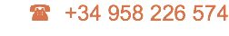 &nbsp;( +34 958 226 574